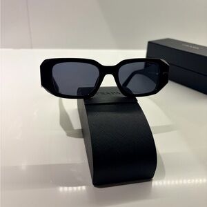 Prada Sleek Black Sunglasses